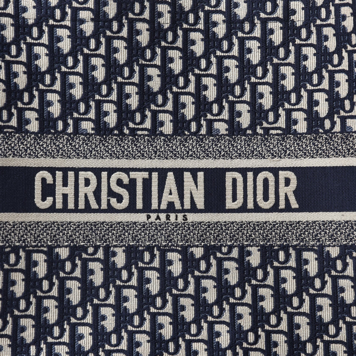 Christian Dior Oblique Book Tote Blue Multicolor 12 of 12