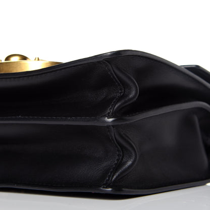 Prada Antic Soft Padlock Shoulder Bag Black 8 of 8