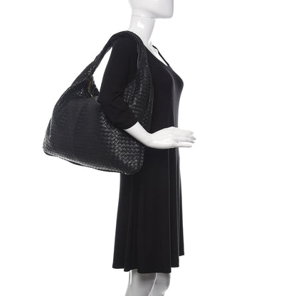 Bottega Veneta Nappa Intrecciato Maxi Veneta Hobo Black 2 of 9