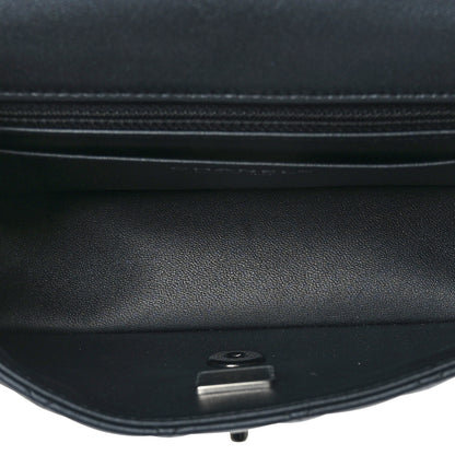 Chanel Lambskin Quilted Mini Rectangular Flap So Black 5 of 9