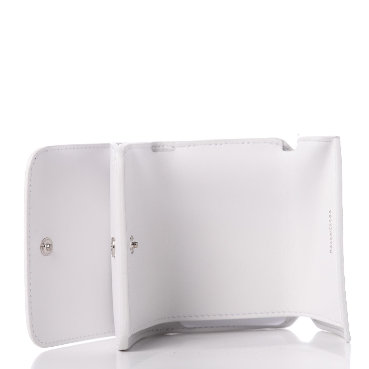 Balenciaga Calfskin Hello Kitty Mini Wallet White 5 of 9