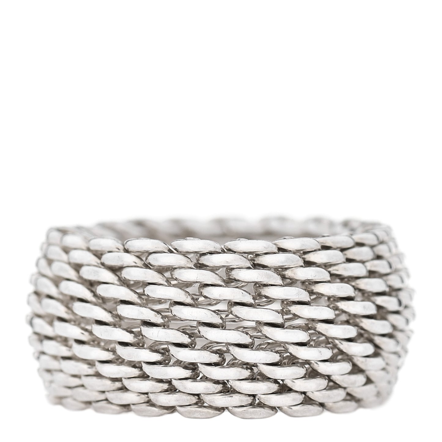 Sterling Silver Somerset Mesh Ring 55 7.25
