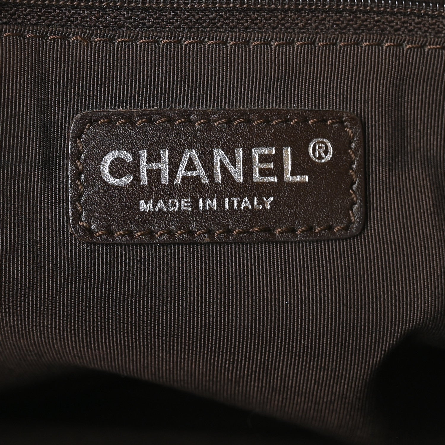 Chanel Caviar Quilted Grand Shopping Tote GST Dark Brown 7 of 13
