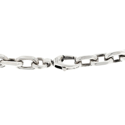Gucci Sterling Silver Interlocking GG Chain Necklace 3 of 3