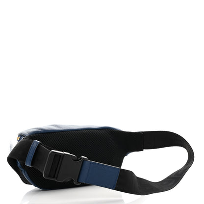 Versace Grained Calfskin Vanitas Medea Belt Bag Blue 3 of 12