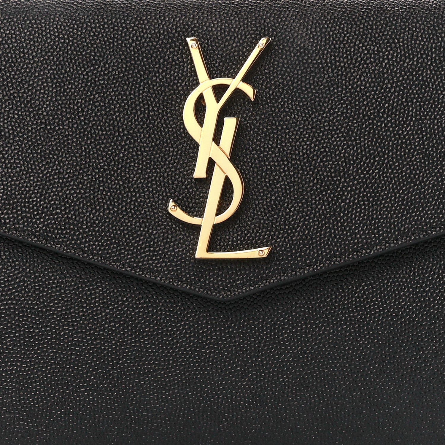 Saint Laurent Grain De Poudre Uptown Pouch Black 8 of 11