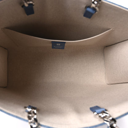 Givenchy Denim 4G Medium Chain Tote Blue 5 of 10