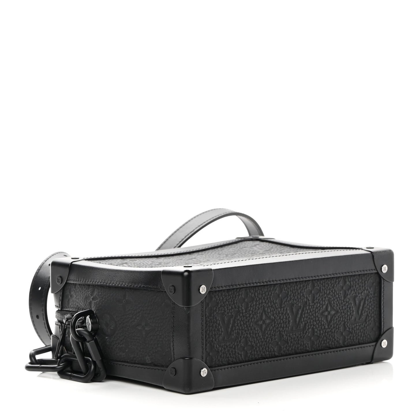 Taurillon Monogram Solar Ray Soft Trunk Black