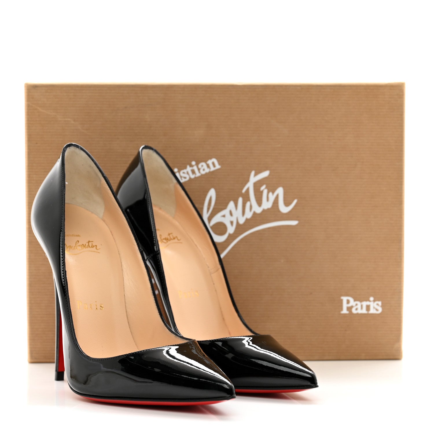 Christian Louboutin Patent So Kate 120 Pumps 35.5 Black 8 of 8