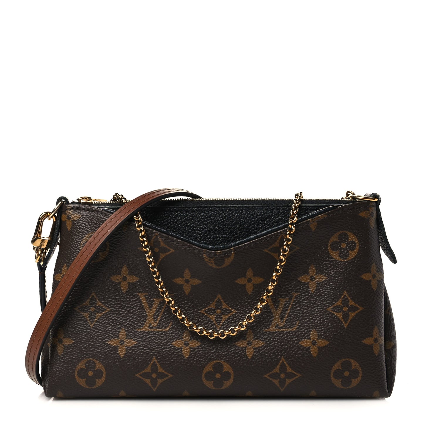 Monogram Pallas Clutch Black