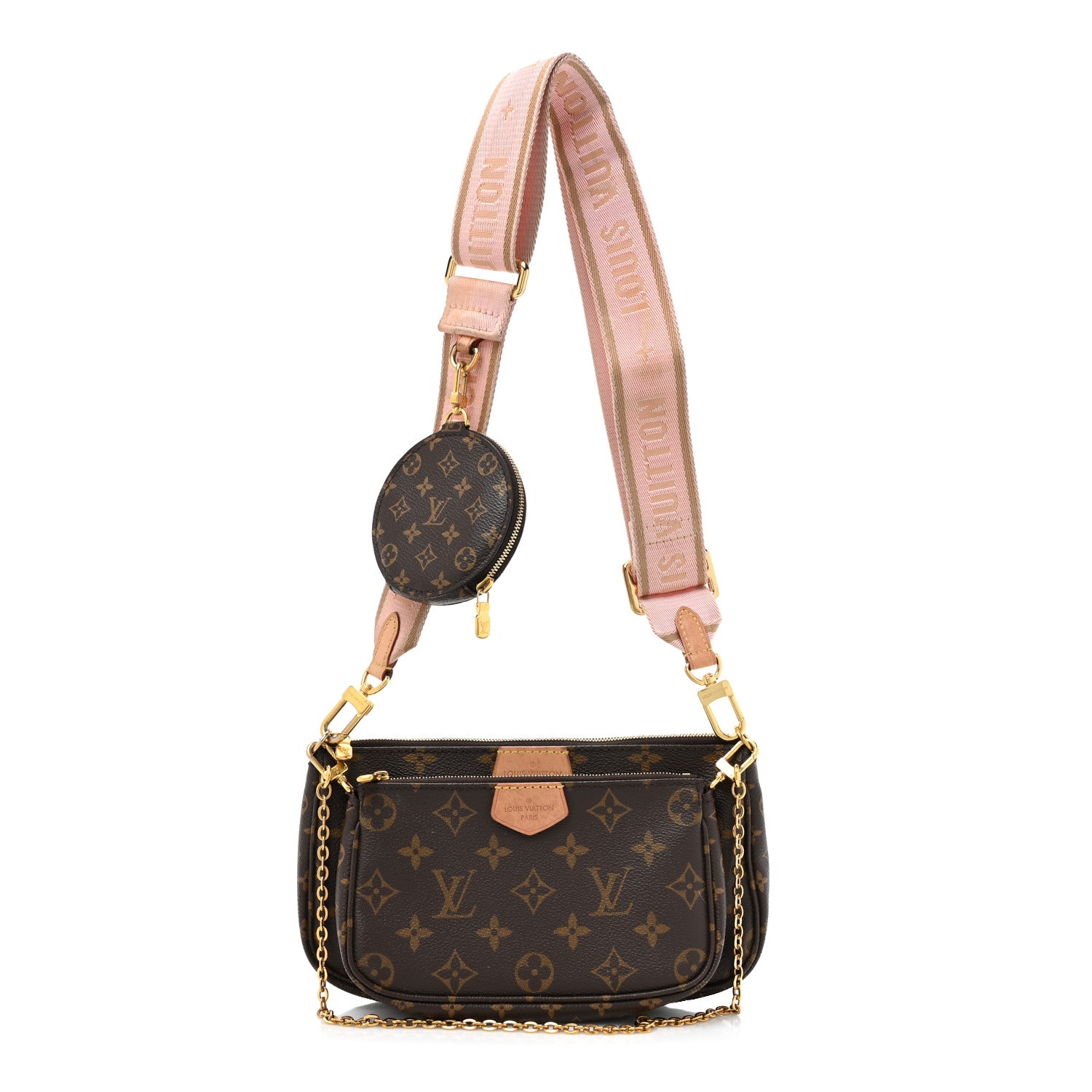 Louis Vuitton Monogram Multi Pochette Accessories Rose Clair 1 of 14