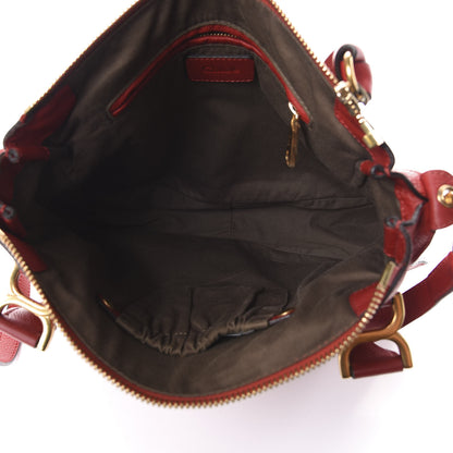 Chloe Calfskin Medium Marcie Satchel Red 5 of 9