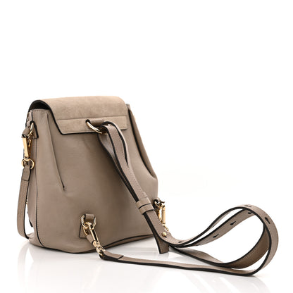 Chloe Suede Calfskin Small Faye Backpack Motty Grey 3 of 10
