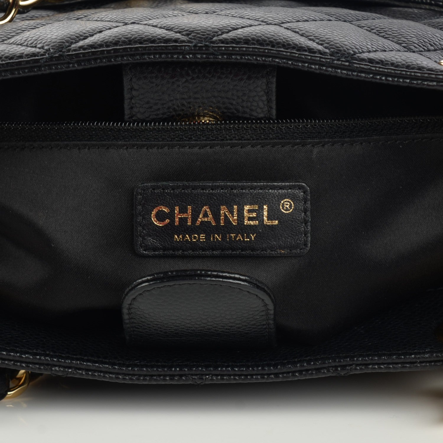 Chanel Caviar Quilted Petit Shopping Tote PST Black 6 of 7