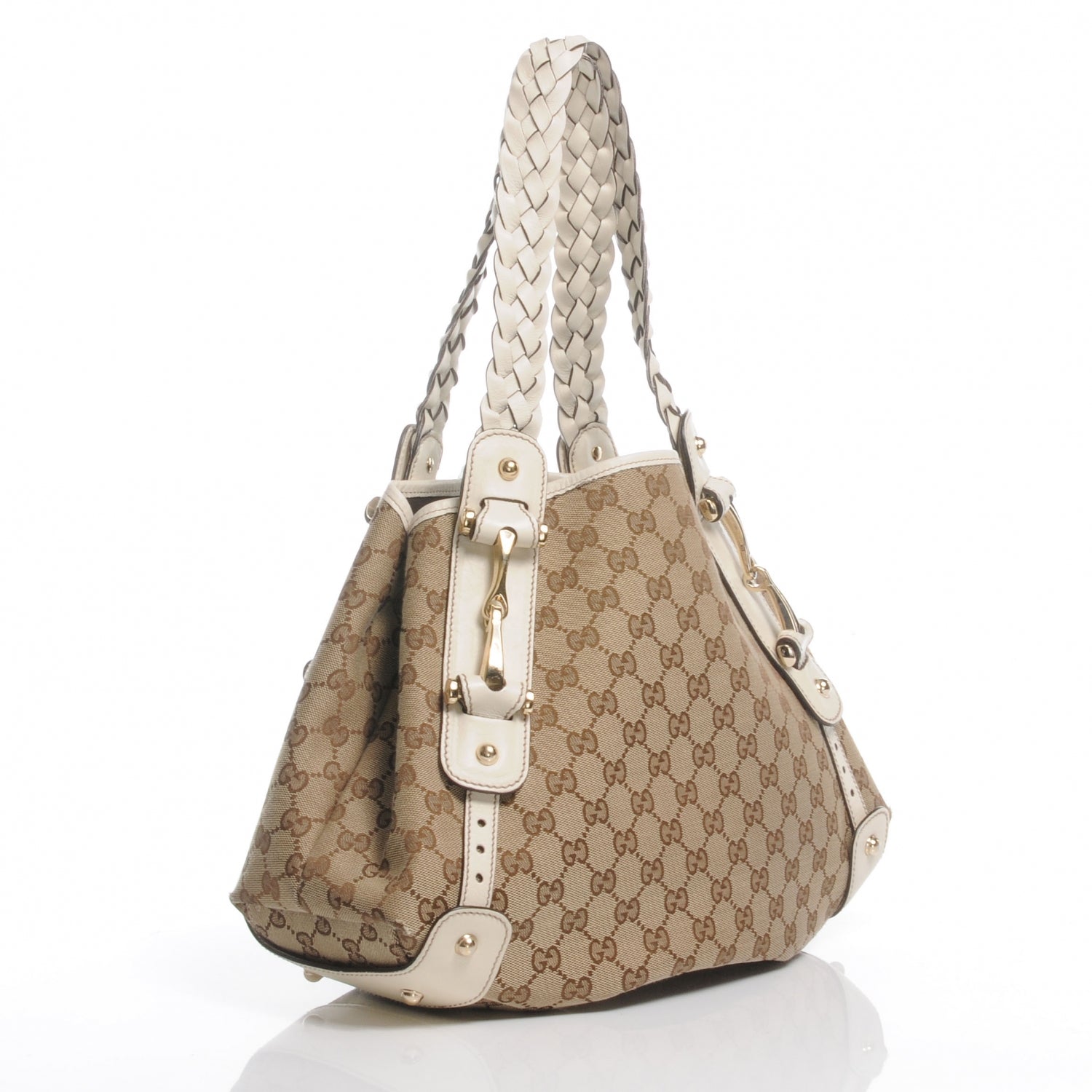 Gucci Monogram Small Pelham Shoulder Bag Ivory 3 of 7