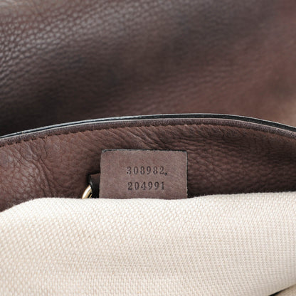 Gucci Vitello Range Medium Soho Chain Shoulder Bag Grey Field 8 of 8