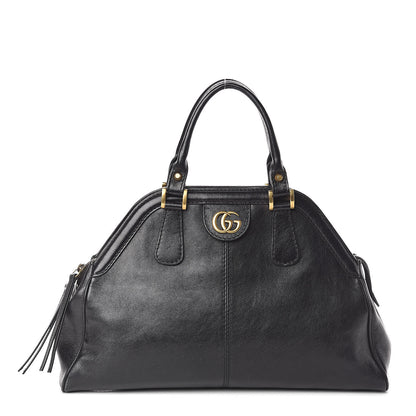 Gucci Calfskin Medium Re(Belle) Top Handle Bag Black 1 of 8