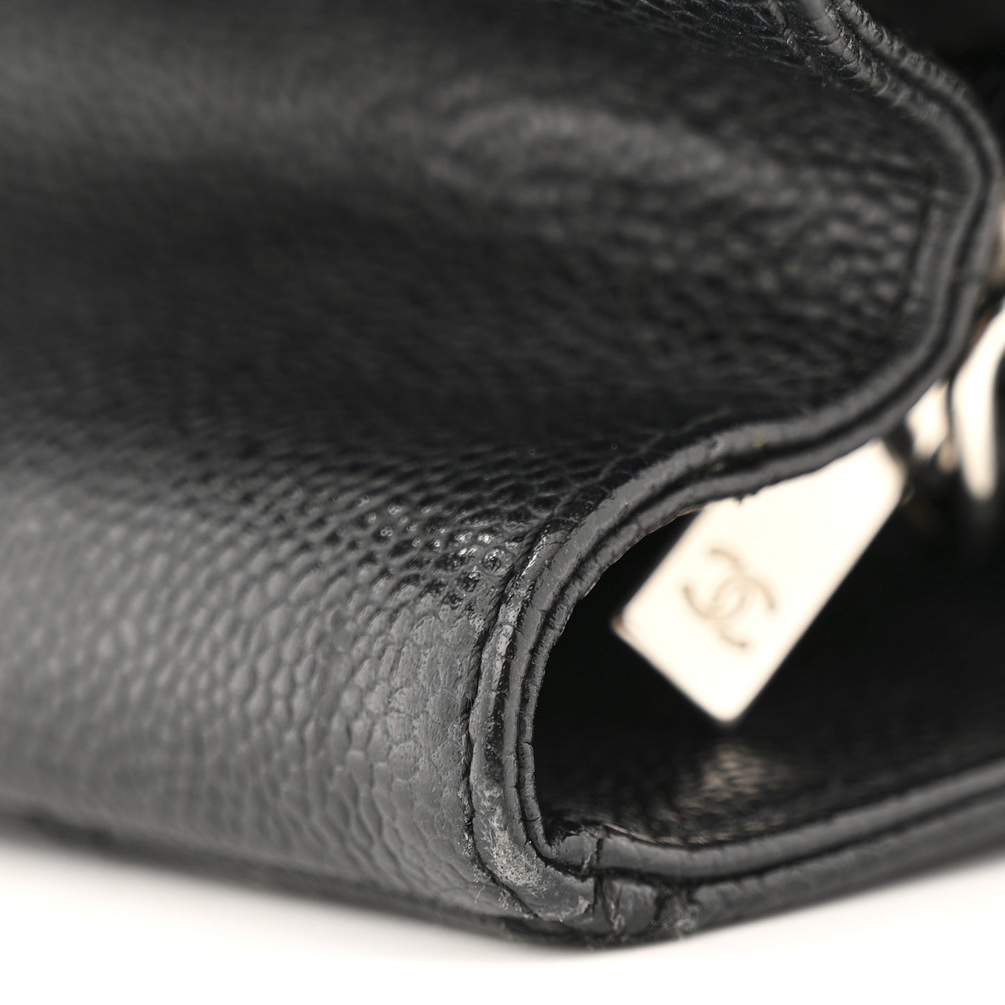 Caviar Quilted Grand Shopping Tote GST Black