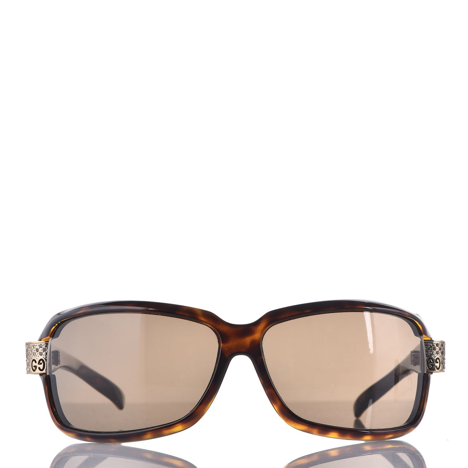 Gucci Crystal Sunglasses GG 2984/S Tortoise 3 of 10