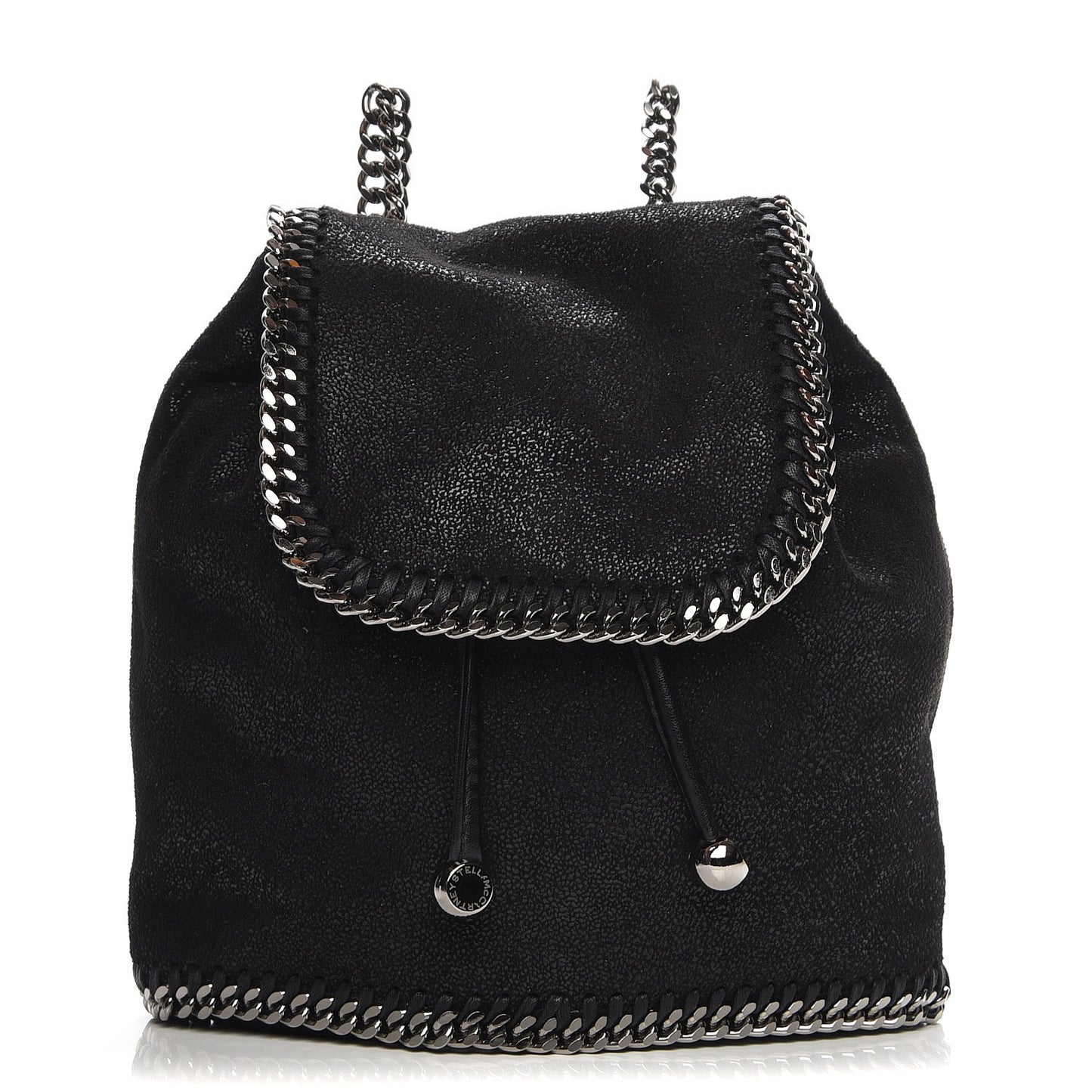 Shaggy Deer Mini Falabella Backpack Black