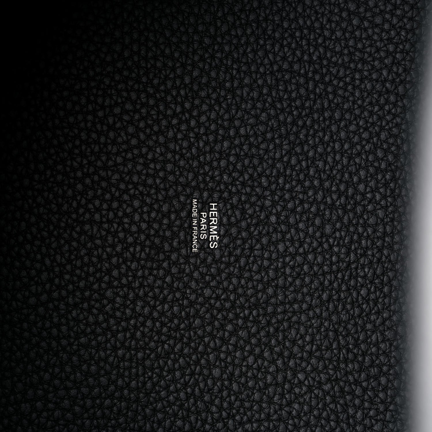 Hermes Taurillon Clemence Monochrome Picotin Lock 22 MM Black 6 of 12