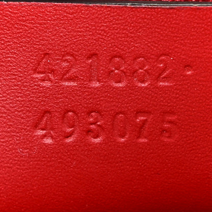 Gucci Calfskin Small Sylvie Shoulder Bag Hibiscus Red 6 of 24