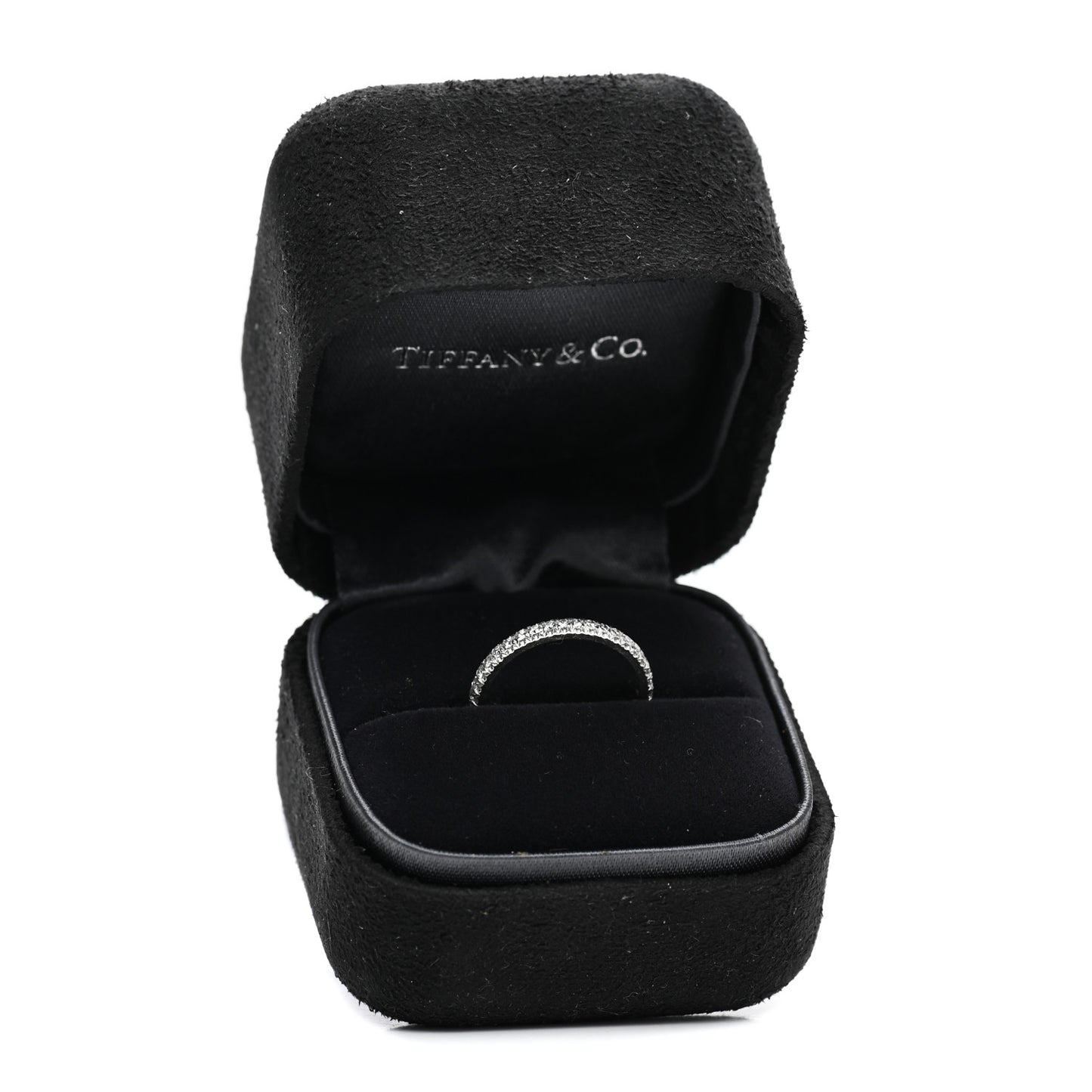 Platinum Diamond .34ctw Soleste Eternity Band Ring 47 4