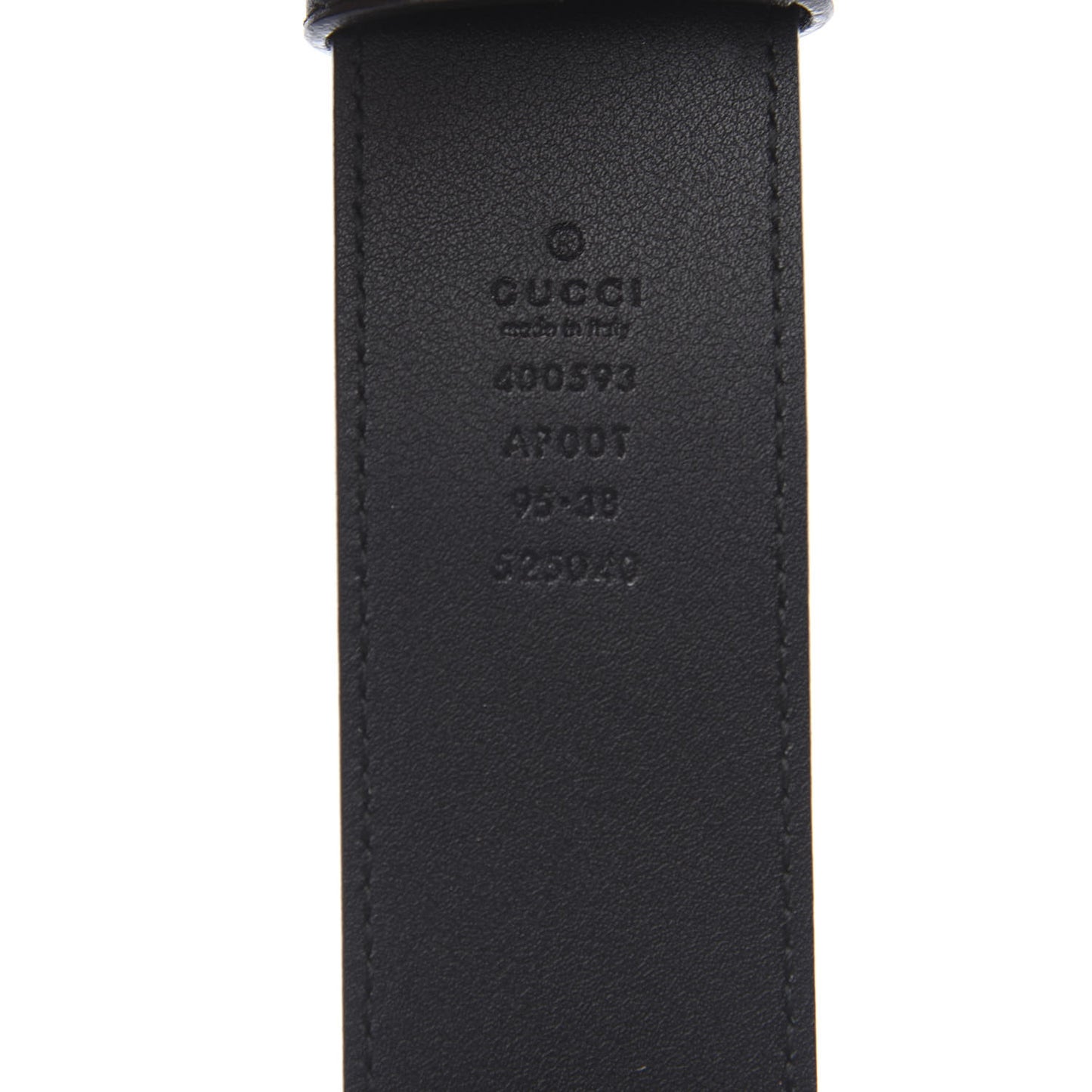 Calfskin Double G 40mm Belt 95 38 Black