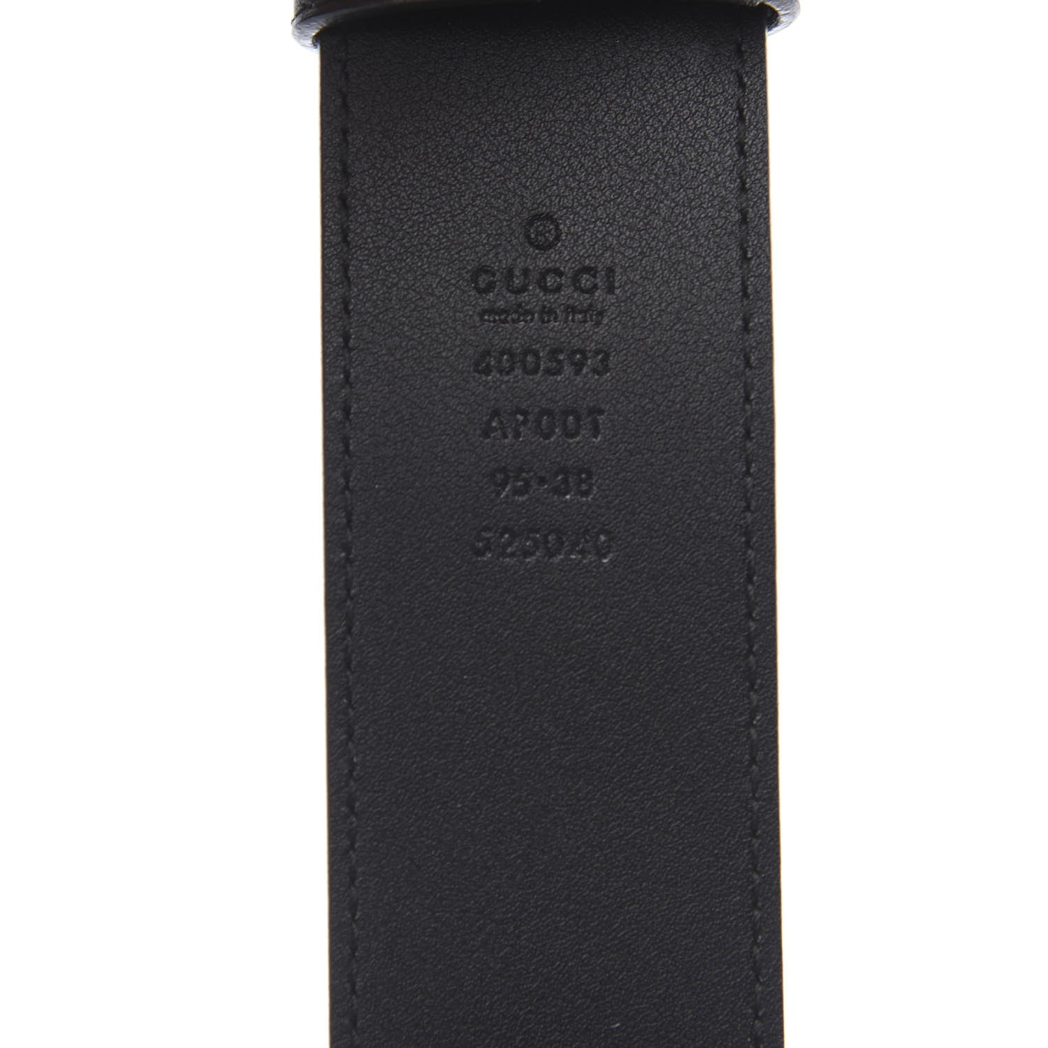 Gucci Calfskin Double G 40mm Belt 95 38 Black 4 of 4