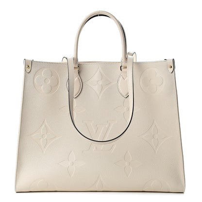 Louis Vuitton Empreinte Monogram Giant Onthego GM Creme 1 of 9