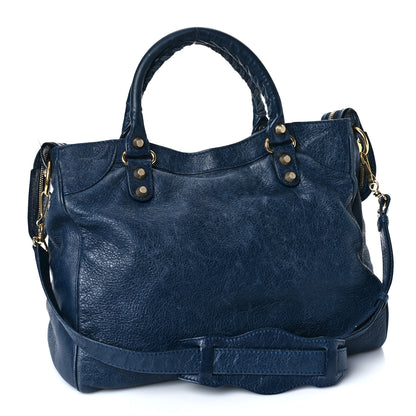 Balenciaga Agneau Giant 12 Gold Hardware Velo Bleu Obscur 3 of 15