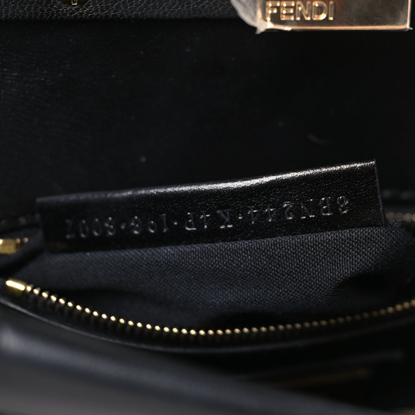 Nappa Mini Peekaboo Iconic Satchel Black