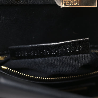 Fendi Nappa Mini Peekaboo Iconic Satchel Black 8 of 10