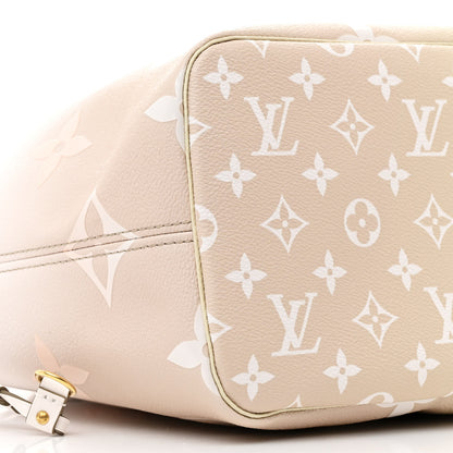 Louis Vuitton Monogram Giant Spring In The City Neverfull MM Sunset Kaki 10 of 11