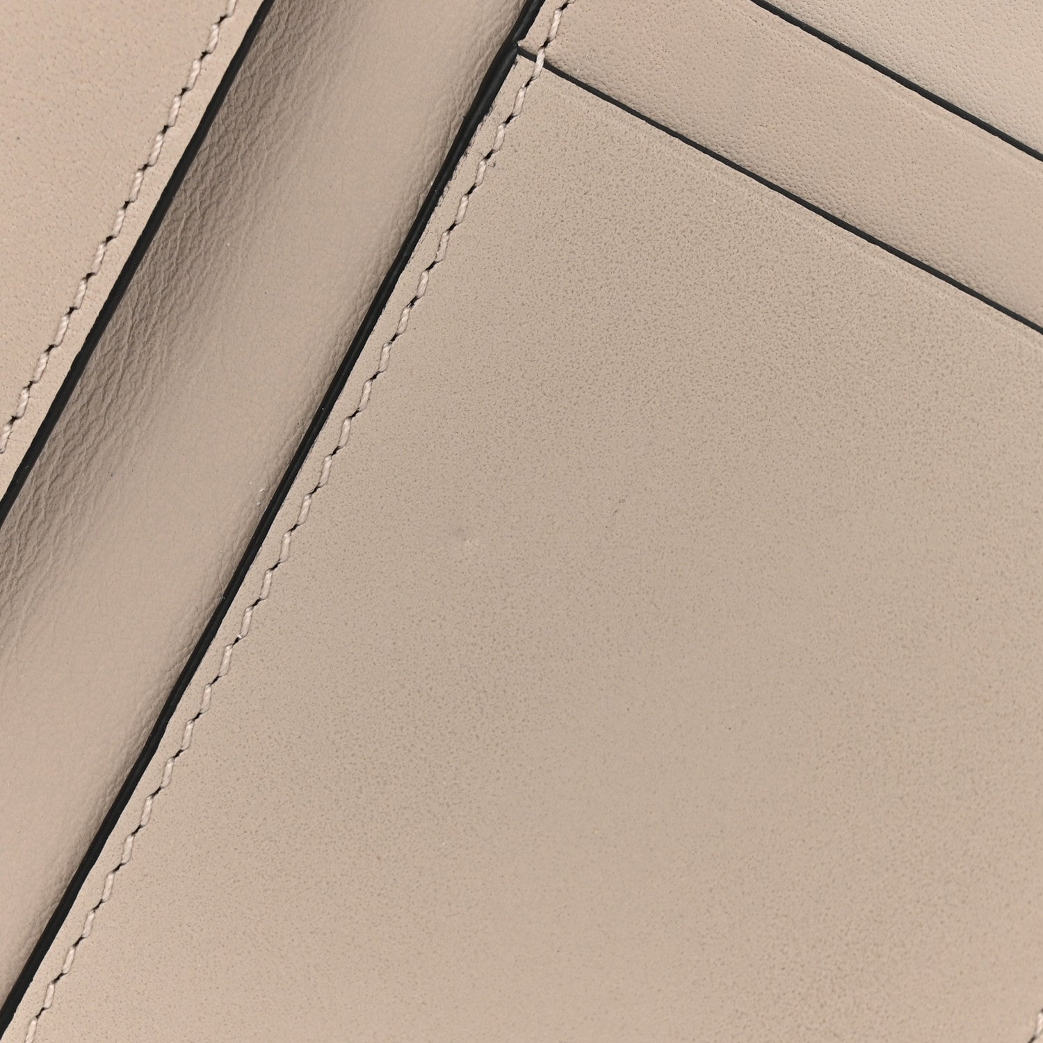 Loewe Grained Calfskin Anagram Trifold Wallet Dark Navy Silver 9 of 10