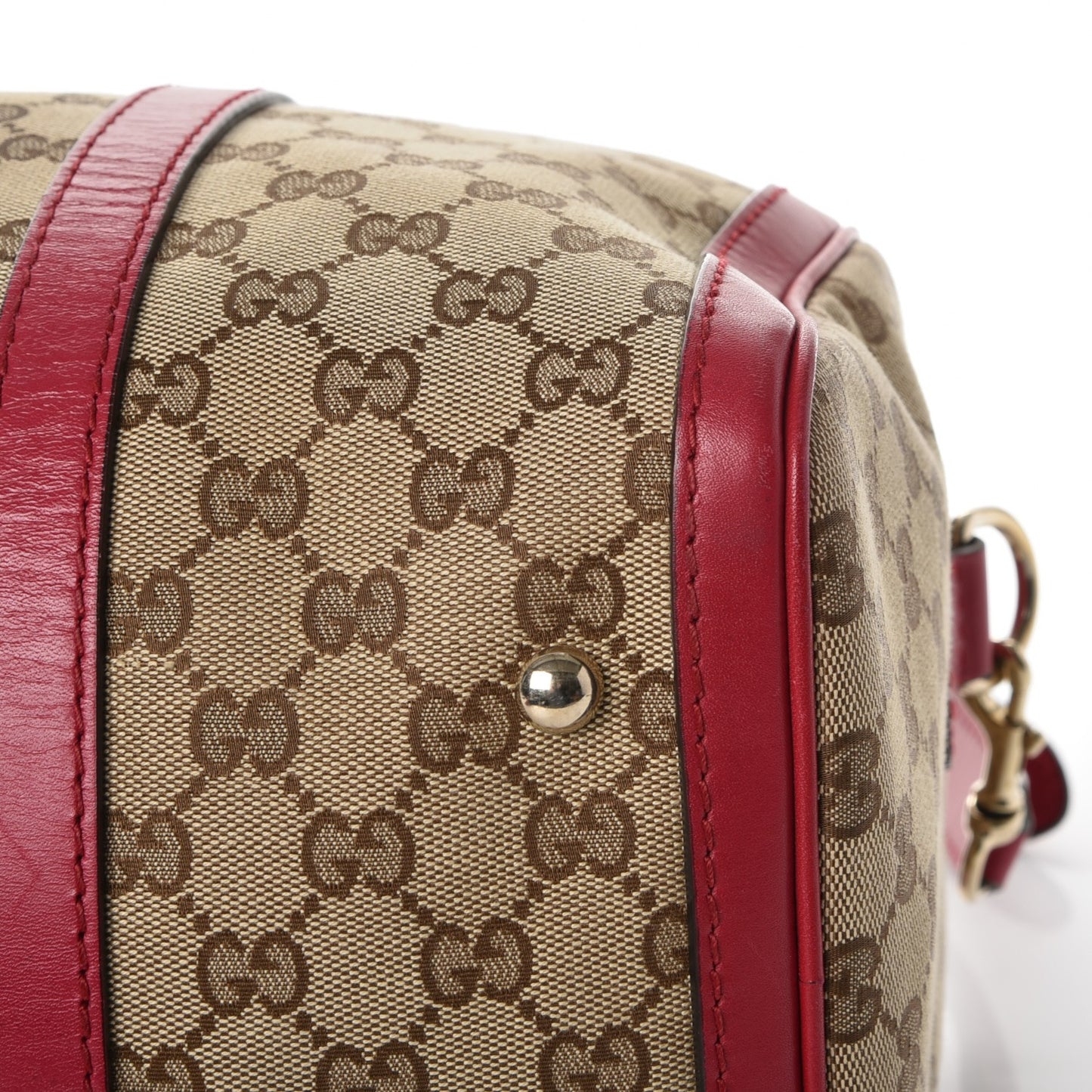 Monogram Medium Joy Boston Beige Red