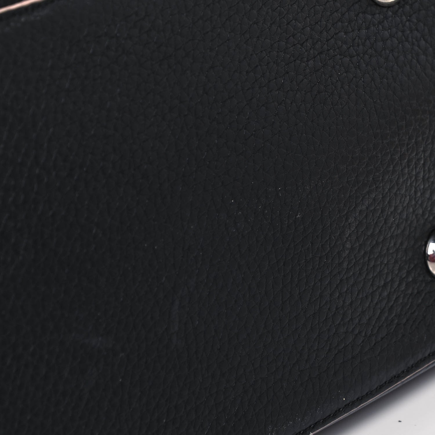 Louis Vuitton Taurillon Capucines MM Black Petale 15 of 15