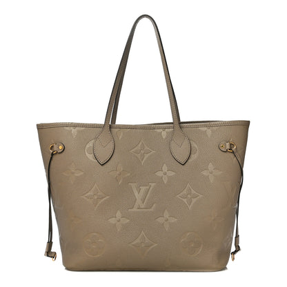 Louis Vuitton Empreinte Monogram Giant Neverfull MM Tourterelle 1 of 9