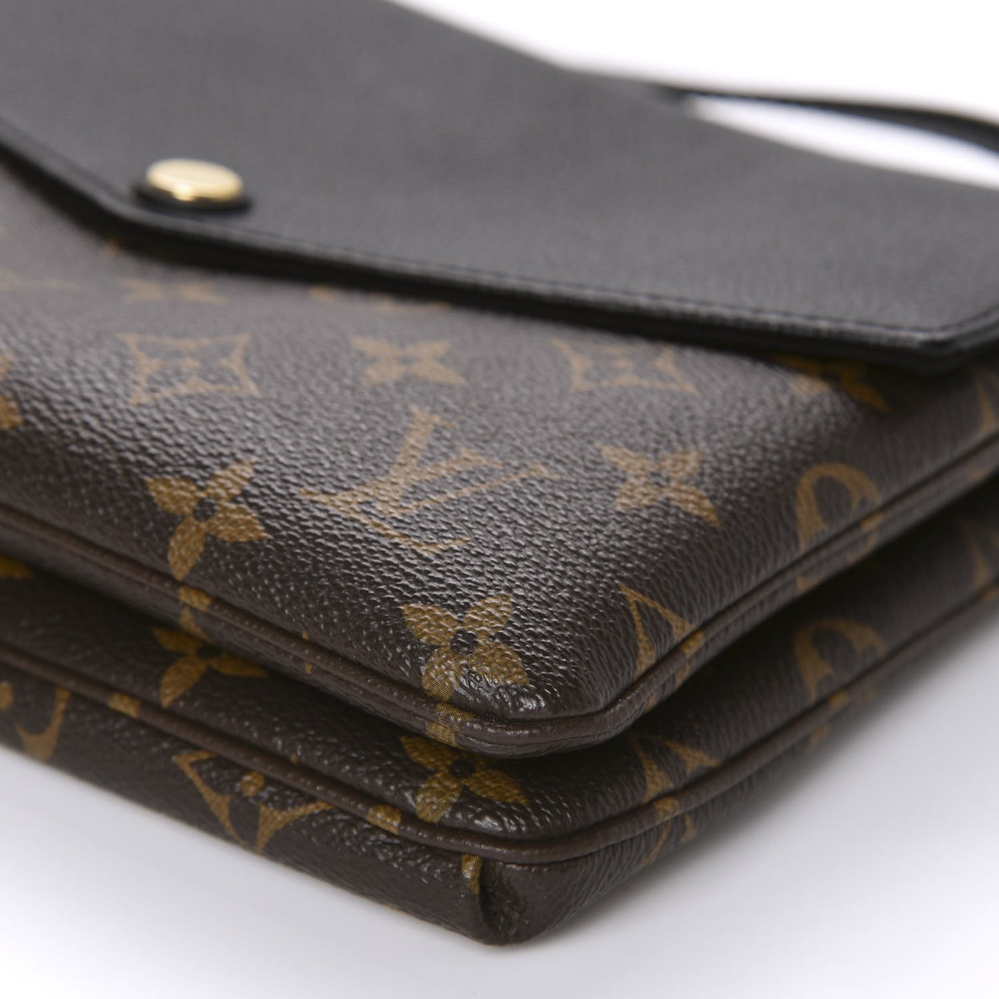 Monogram Twice Pochette Black
