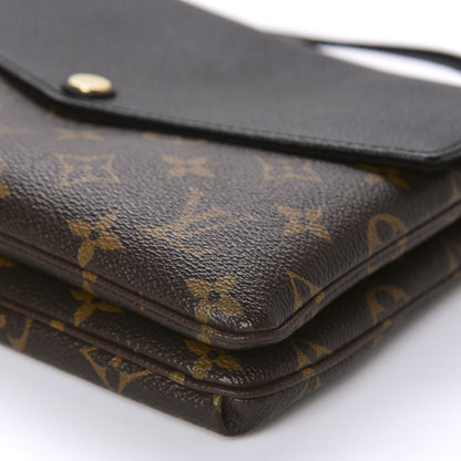Louis Vuitton Monogram Twice Pochette Black 8 of 12