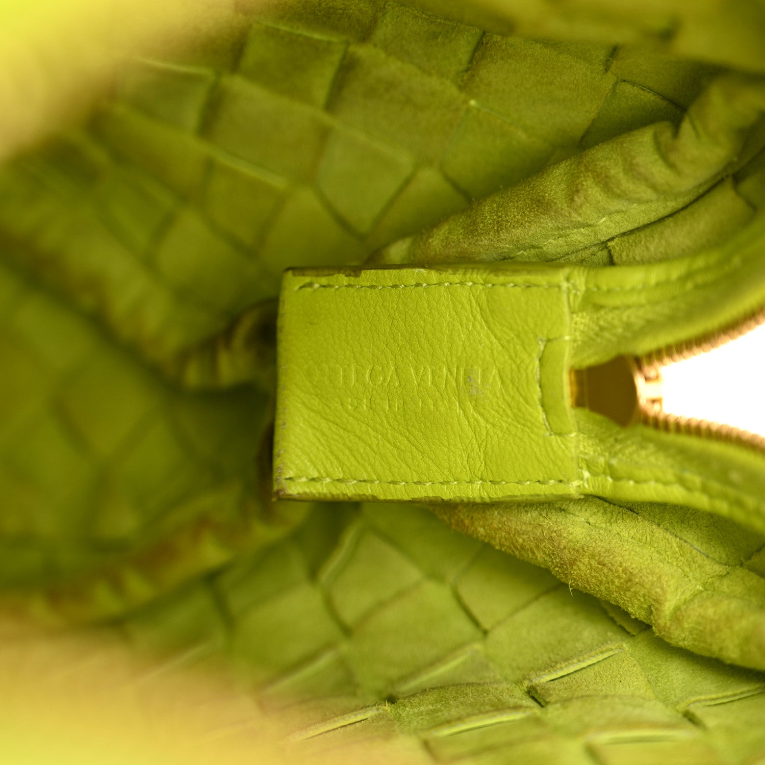 Bottega Veneta Nappa Intrecciato Small Loop Camera Bag Acid Kiwi 6 of 16