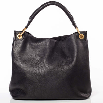 Prada Vitello Daino Hobo Nero Black 4 of 9