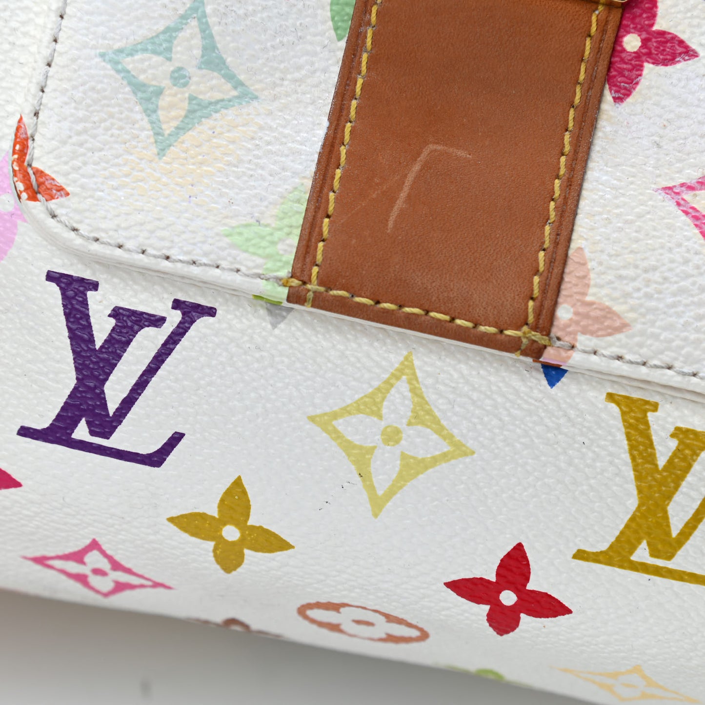 Monogram Multicolor Speedy 30 White