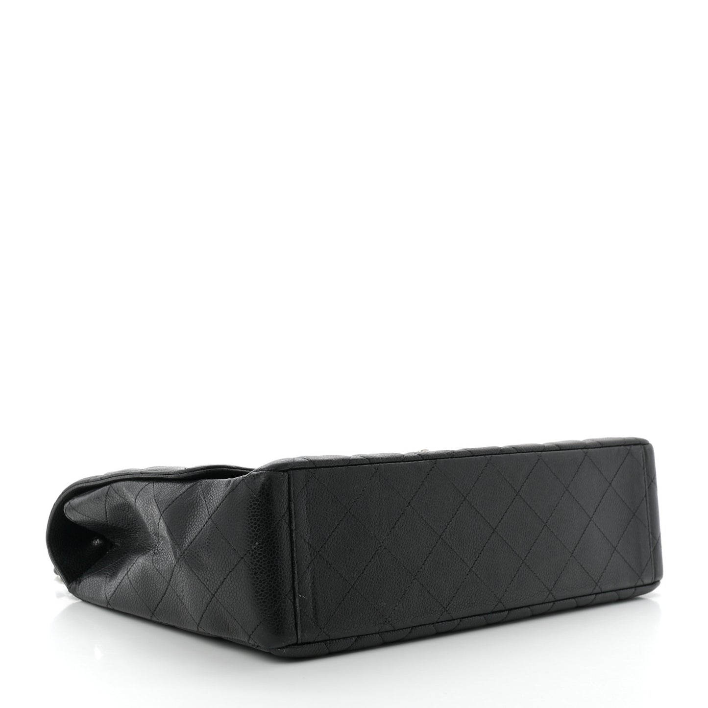 Caviar Quilted Maxi Single Flap Black