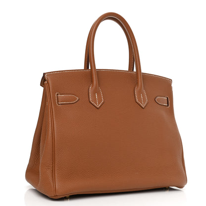 Hermes Togo Birkin 30 Gold 3 of 9