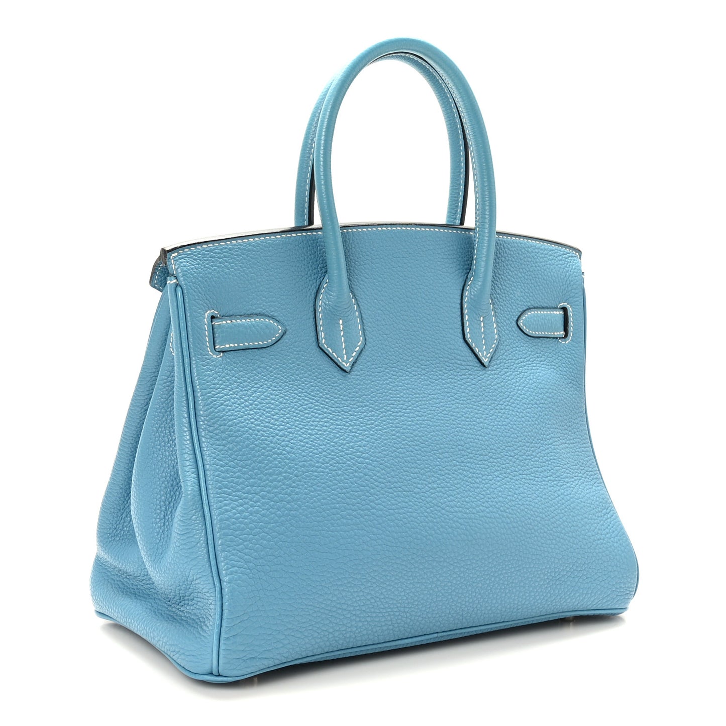 Taurillon Clemence Birkin 30 Blue Jean