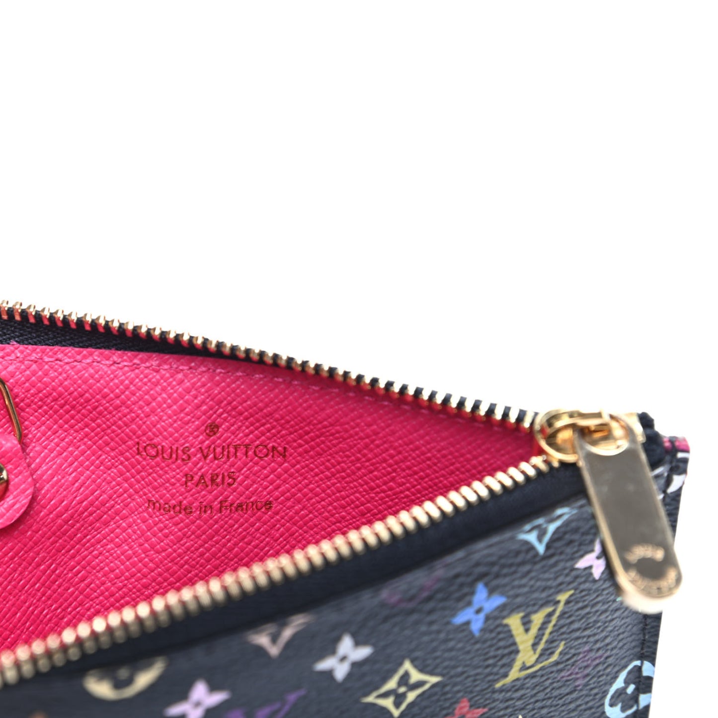 Monogram Multicolor Key Pouch Black Grenade