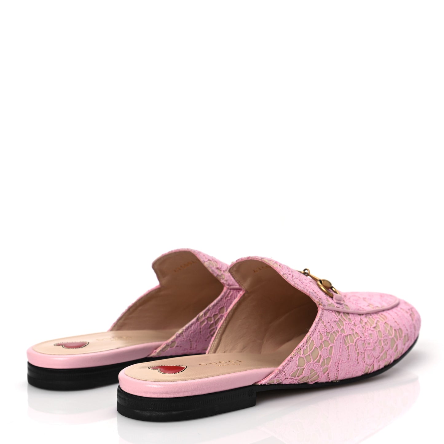 Lace Malaga Kid Womens Princetown Slippers 39 Sugar Pink Skin Rose