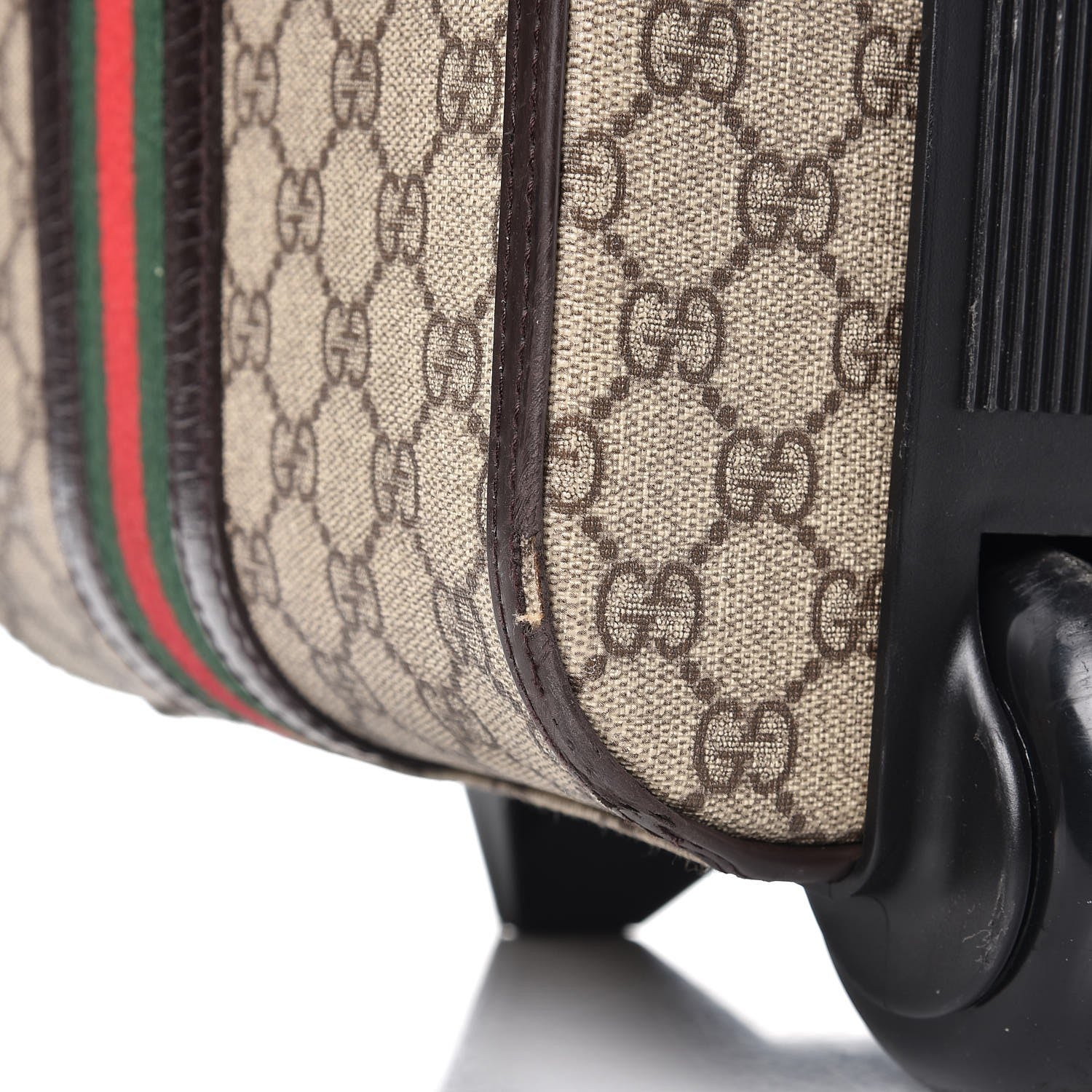 Gucci GG Plus Monogram Large Web Trolley Brown 24 of 26