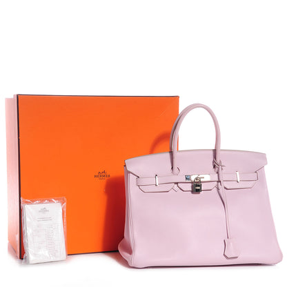 Hermes Swift Birkin 35 Rose Dragee 5 of 22